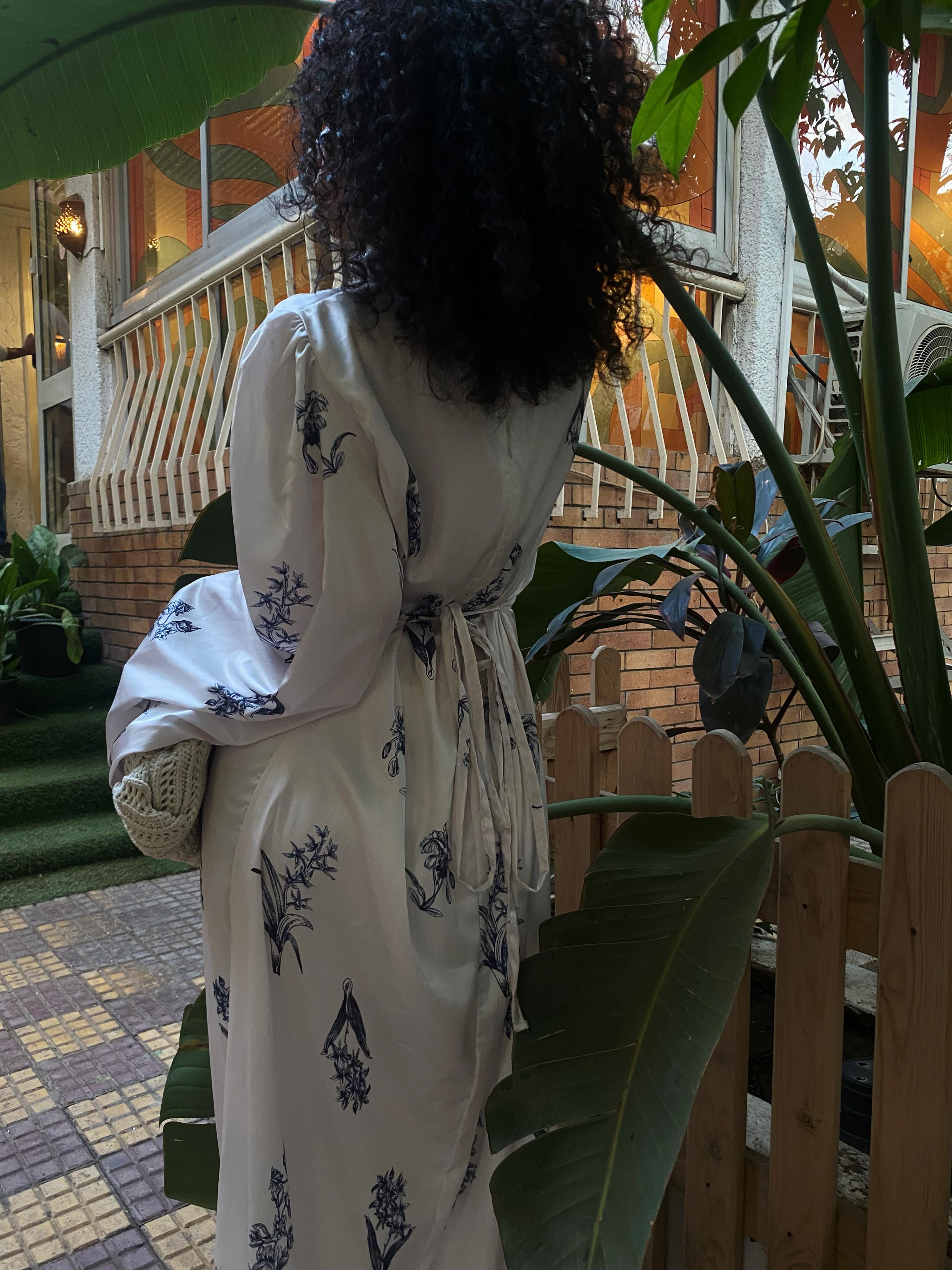 Lilly dress - Blue&White